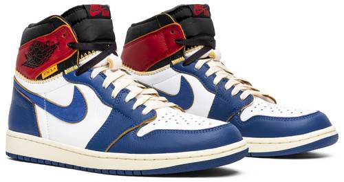 Tenis Air Jordan 1 High Union Los Angeles Blue Toe