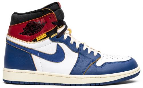 Tenis Air Jordan 1 High Union Los Angeles Blue Toe