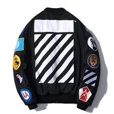 Black X Off White Patches