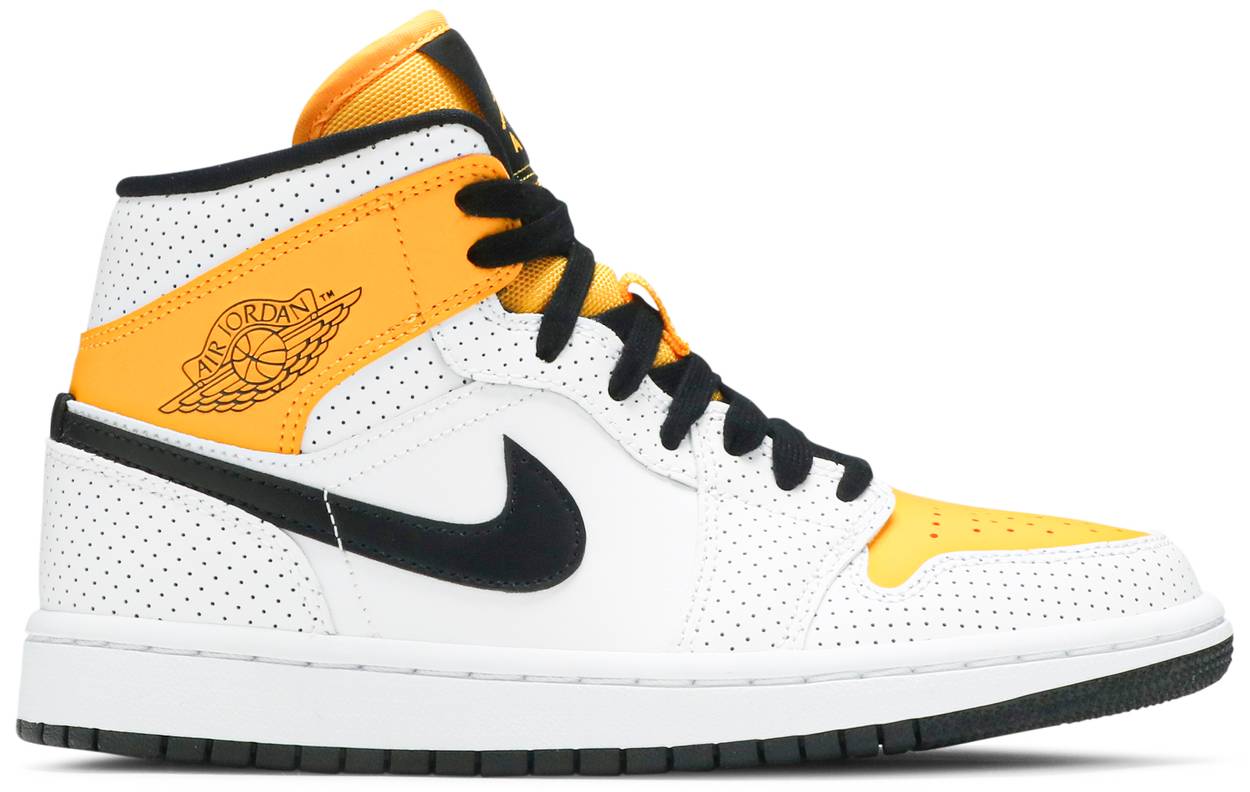 Tenis Air Jordan 1 Mid Laser Orange
