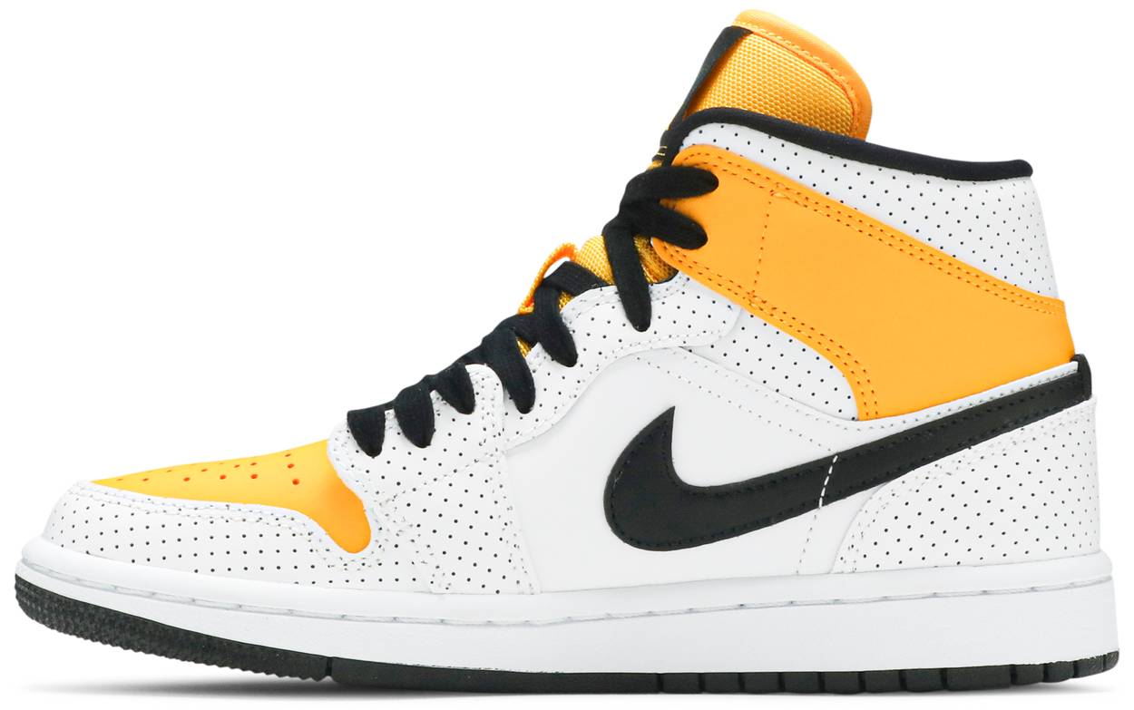 Tenis Air Jordan 1 Mid Laser Orange
