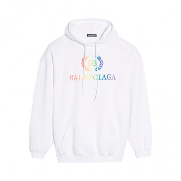  Balenciaga White 'logo Multicolor '