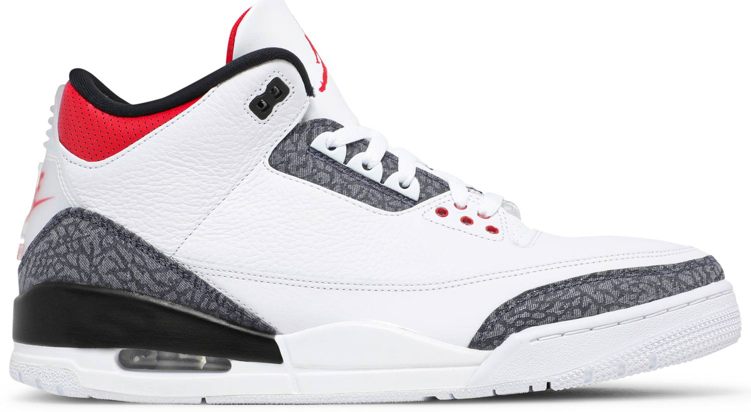 Tenis Jordan 3 Se Fire Red Denim