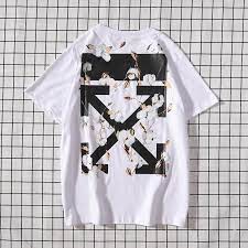  Off White  White  Flowers Black