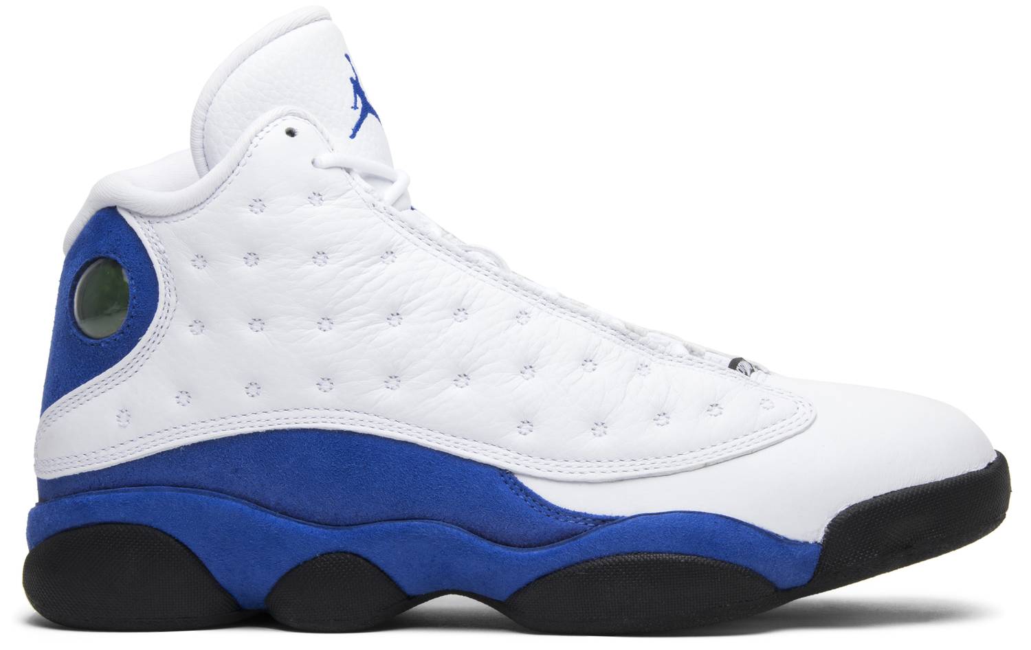 Tenis Jordan 13 White Hyper Royal Black