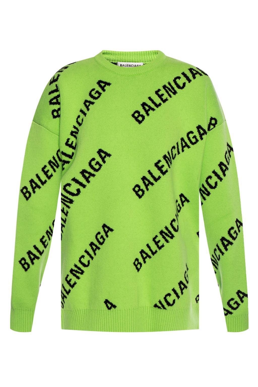 Sweater Balenciaga 'green Sweater'