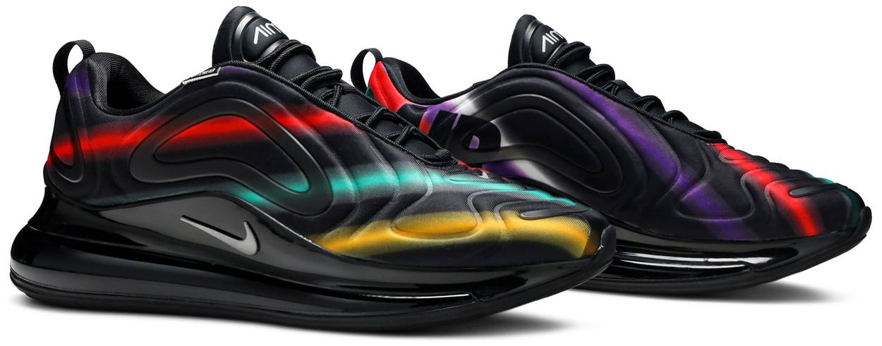 Tenis Nike Air Max 720 Black Neon Streaks