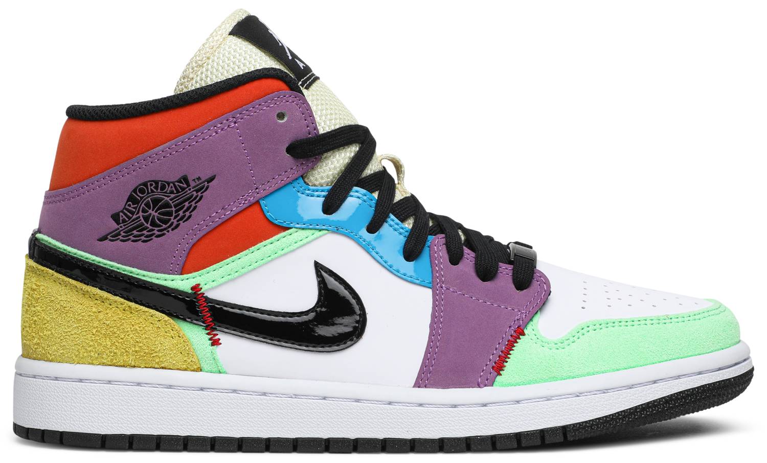 Tenis Air Jordan 1 Mid Se Multi Color