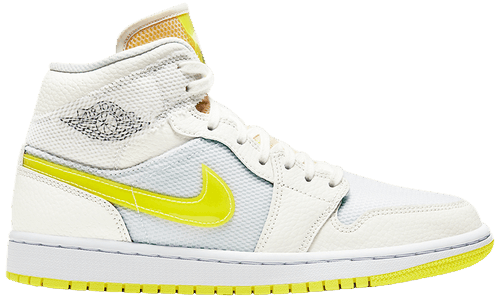 Tenis Air Jordan 1 Mid Se Voltage Yellow