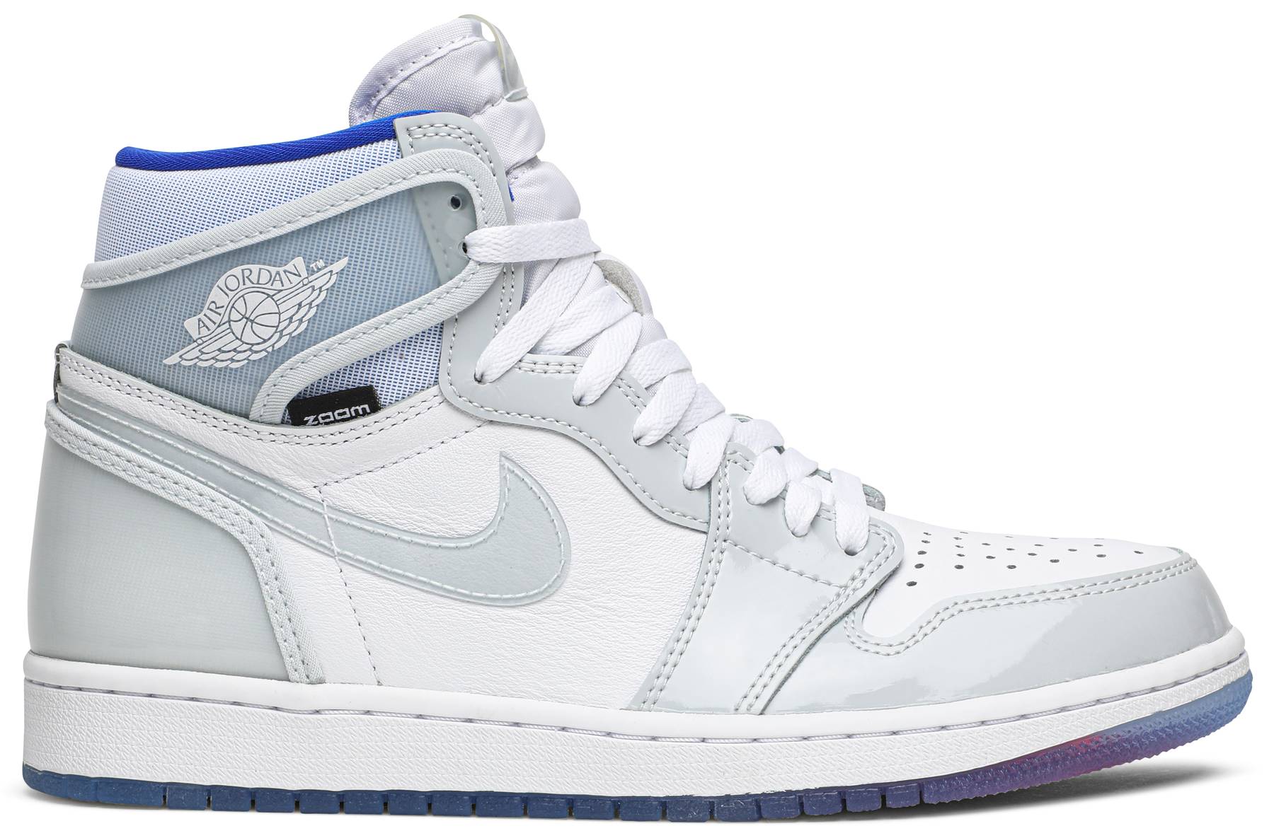 Tenis Air Jordan 1 High Zoom White Racer Blue