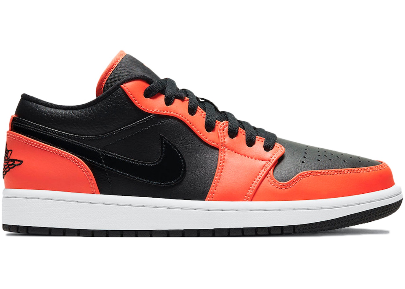 Tenis Air Jordan 1 Low Se Black Turf Orange