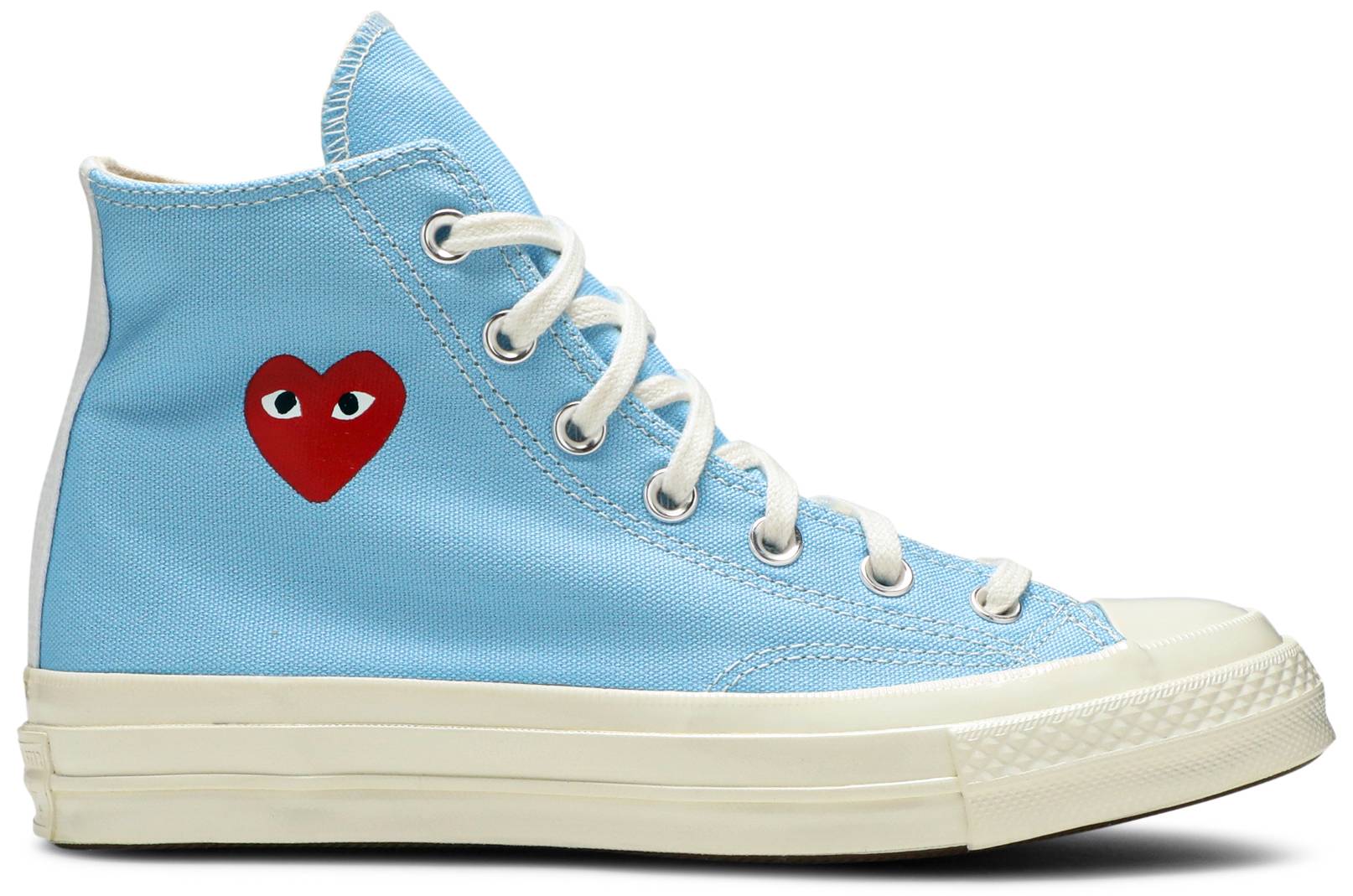 Tenis Converse Chuck Taylor All Star 70s Hi Comme Des Garçons Play Bright Blue