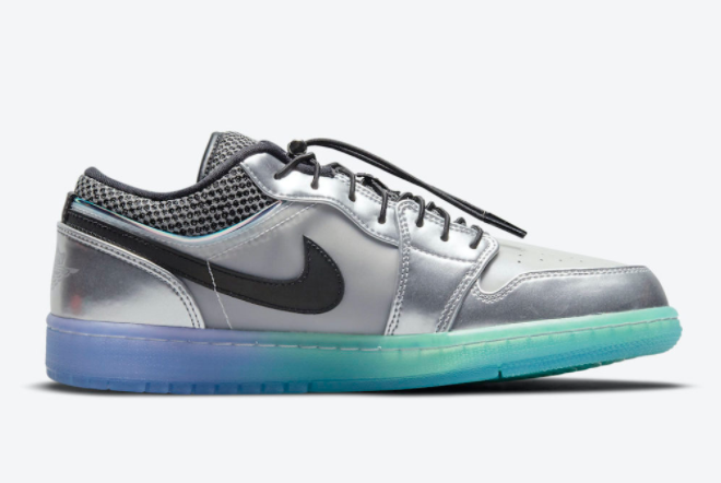 Tenis Air Jordan 1 Low Toggle Silver