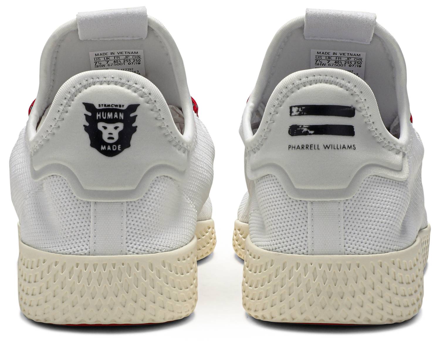 Tenis Adidas Pharrell Tennis Hu Human Made White Red