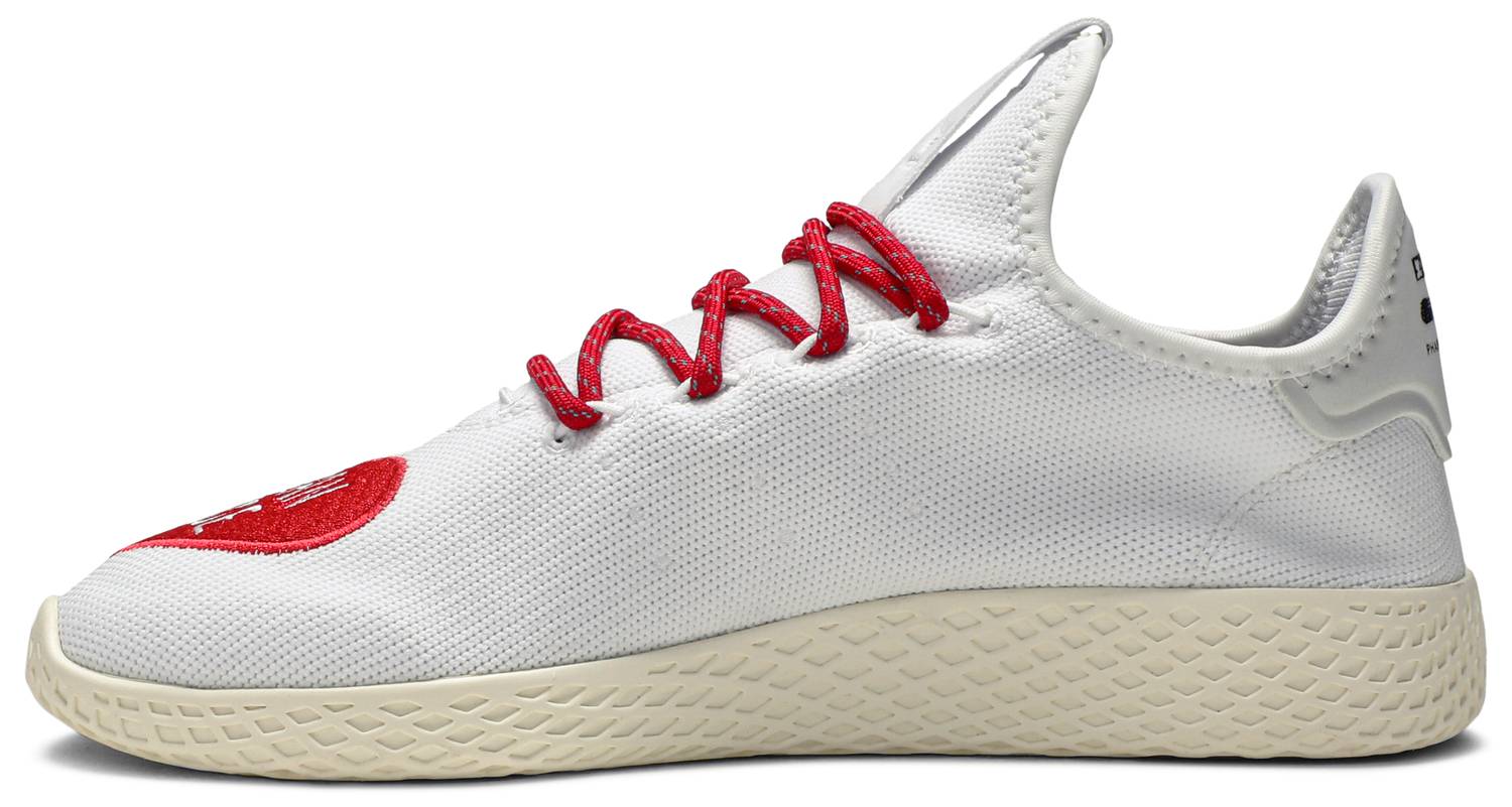 Tenis Adidas Pharrell Tennis Hu Human Made White Red
