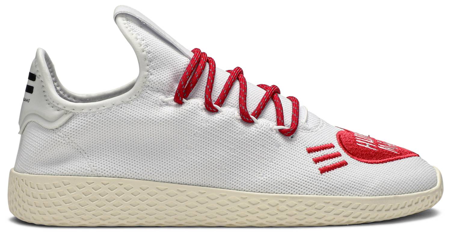 Tenis Adidas Pharrell Tennis Hu Human Made White Red