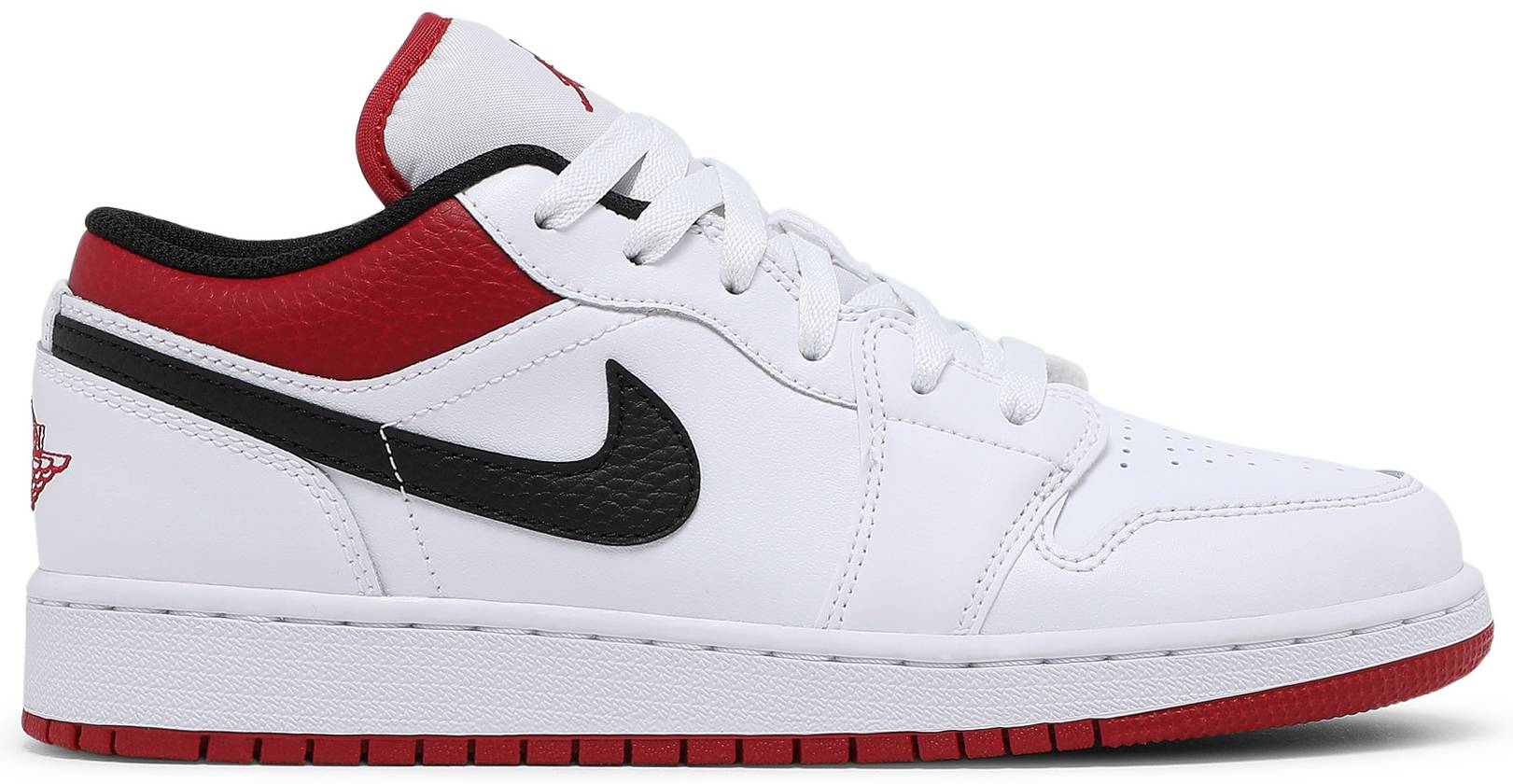 Tenis Air Jordan 1 Low White Gym Red