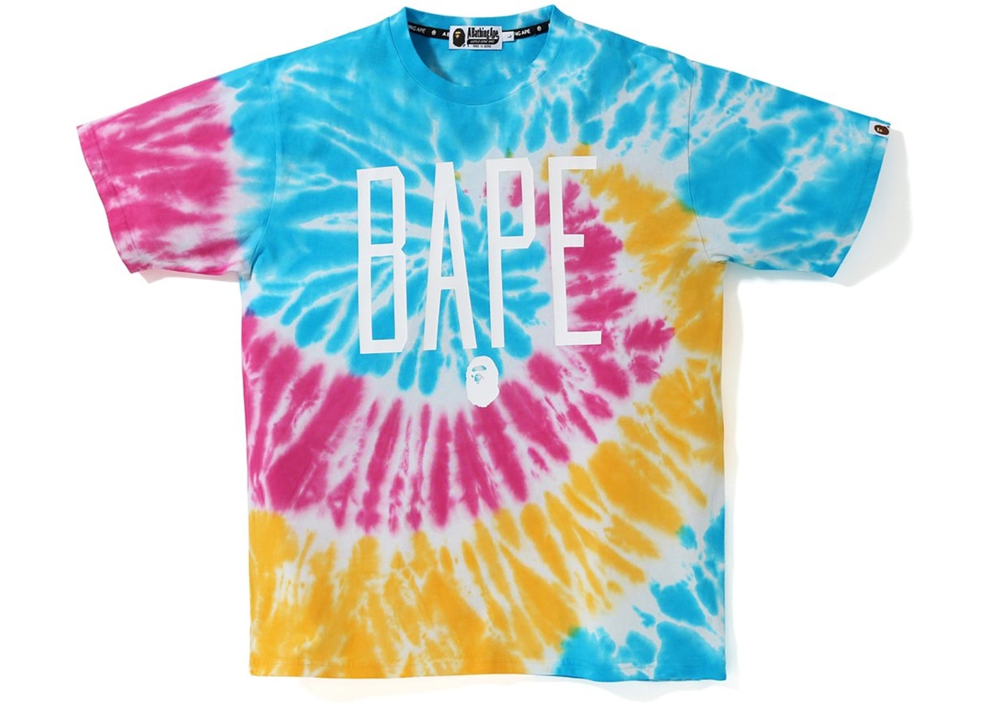 Bape Tie Dye Tee Multi