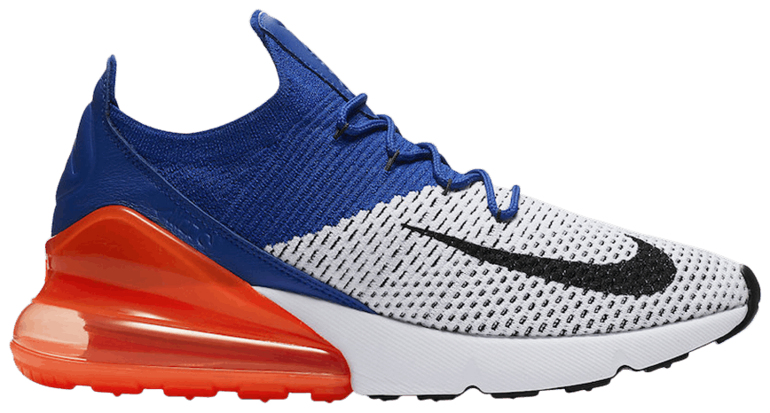 Tenis Nike Air Max 270 Flyknit Racer Blue Total Crimson