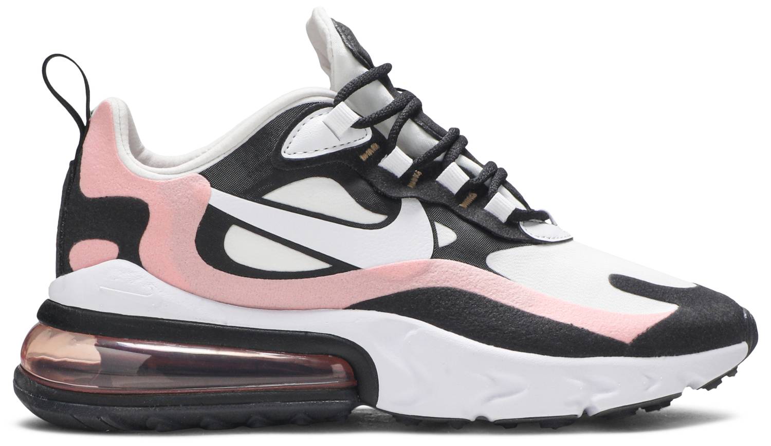 Tenis Nike Air Max 270 React Black White Bleached Coral