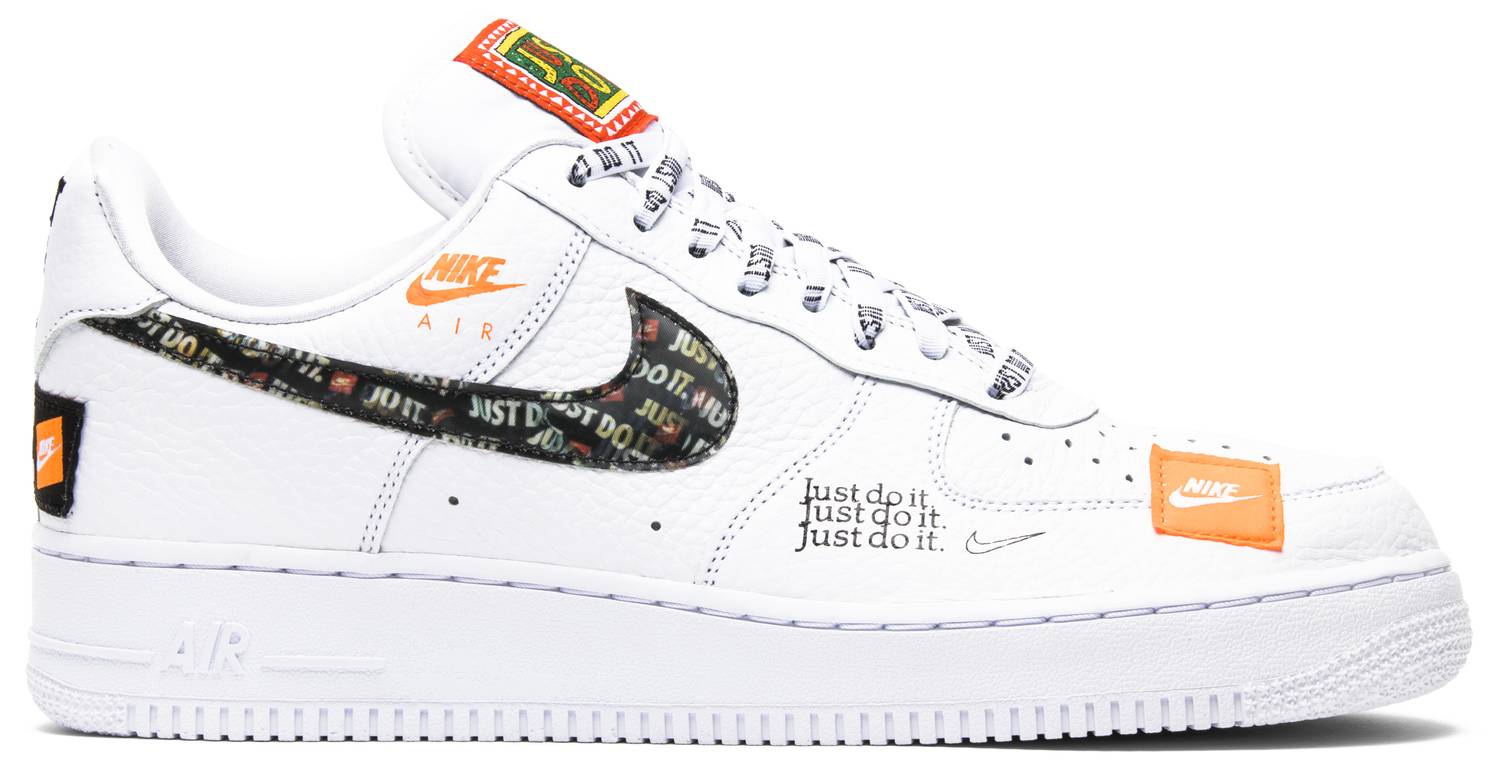 Tenis Nike Air Force 1 Low Just Do It Pack White/black
