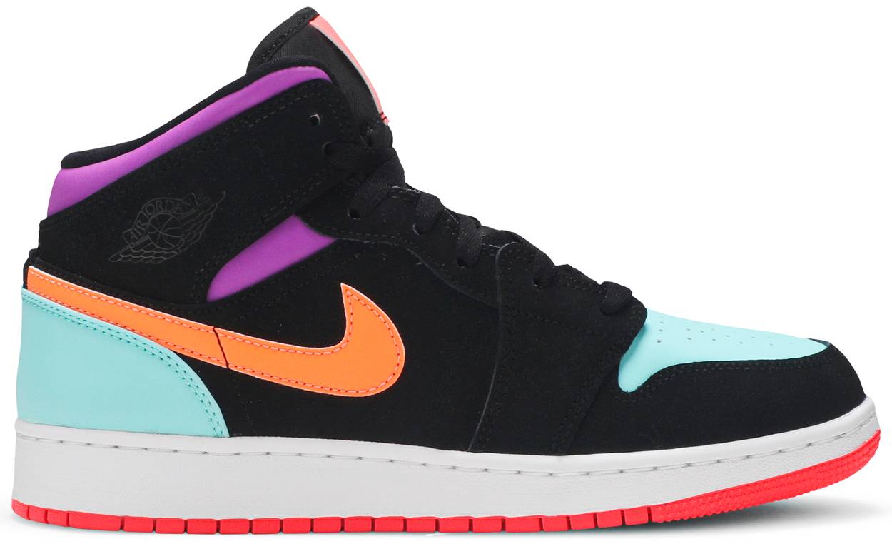 Tenis Air Jordan 1 Mid Multi Color