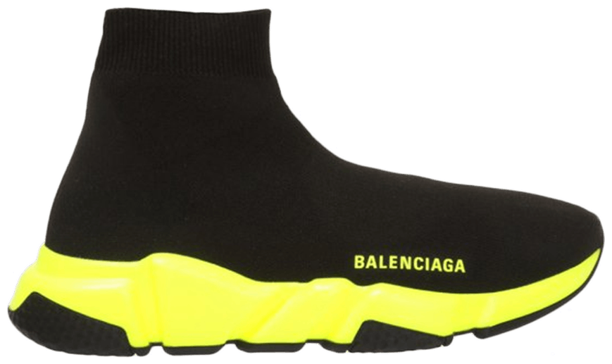 Tenis Balenciaga Speed Trainer Black Lime