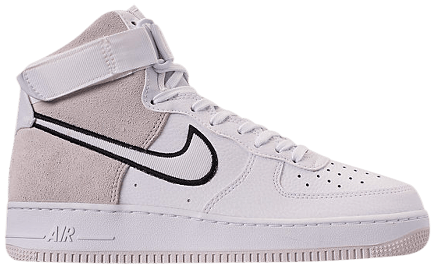 Tenis Nike Air Force 1 High White Vast Grey Black