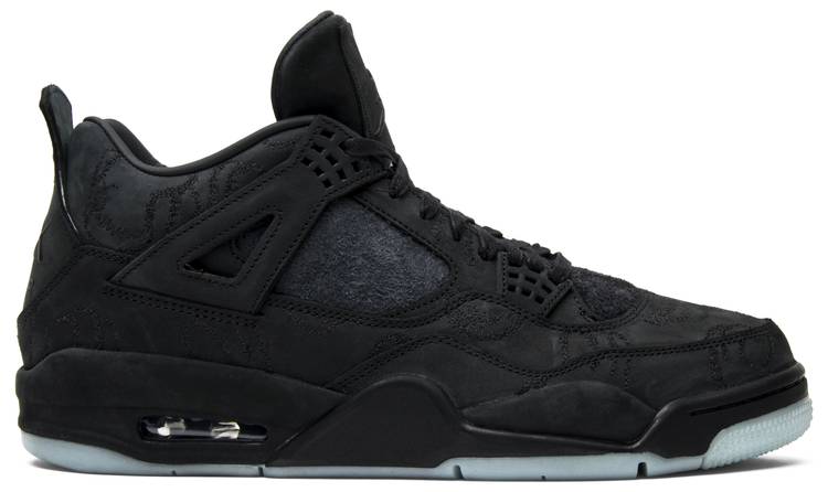 Tenis Jordan 4 Kaws Black