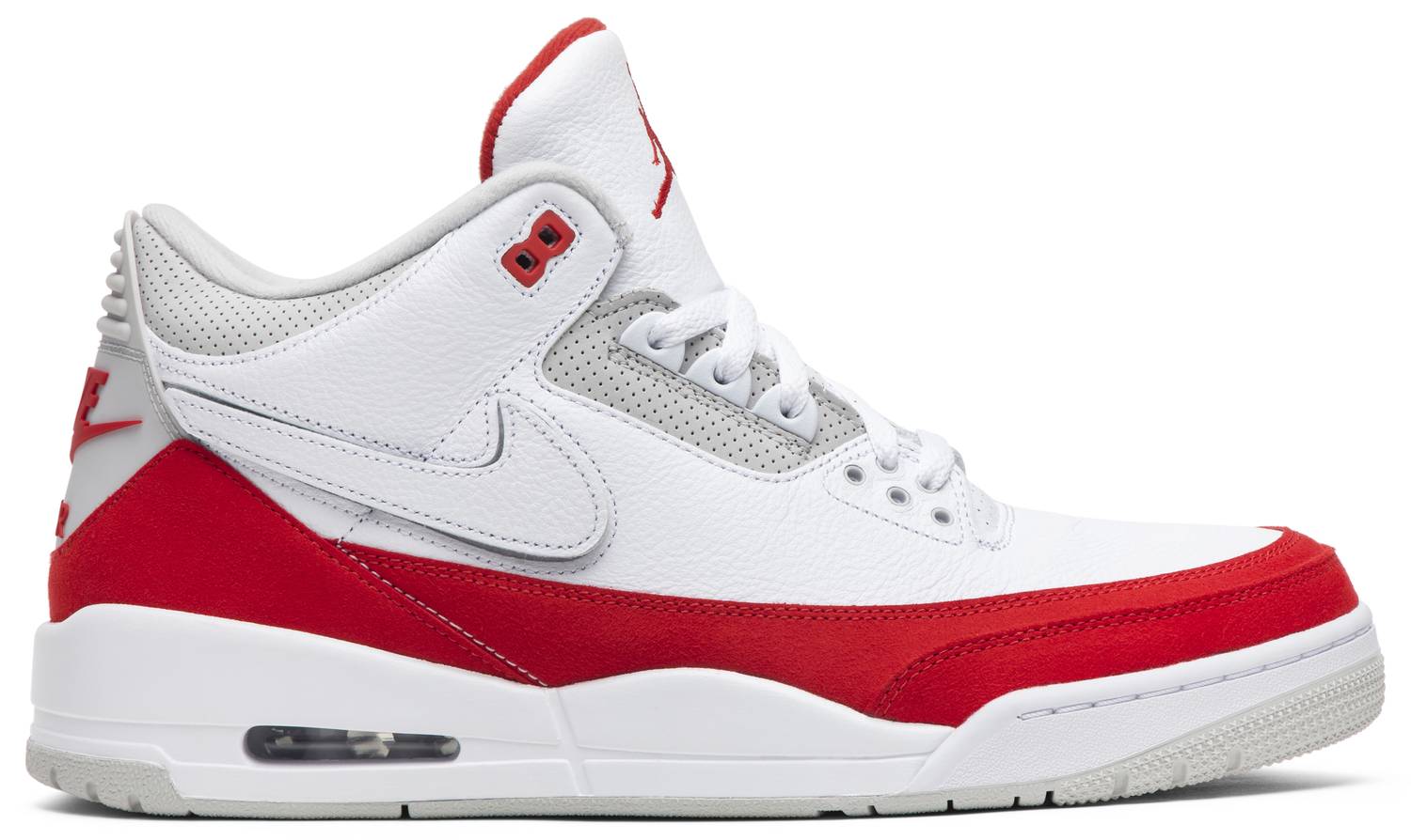 Tenis Jordan 3 Tinker White University Red