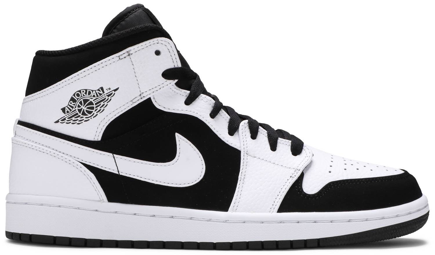 Tenis Air Jordan 1 Mid White Black