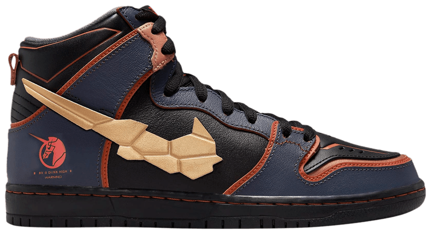 Tenis Nike Sb Dunk High Rx0 Unicorn Gundam 02 Banshee