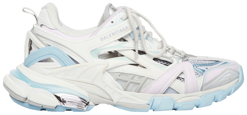Tenis Balenciaga Track 2 Blanco Azul Rosa Morado
