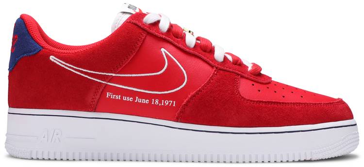 Tenis Nike Air Force 1 Low First Use University Red
