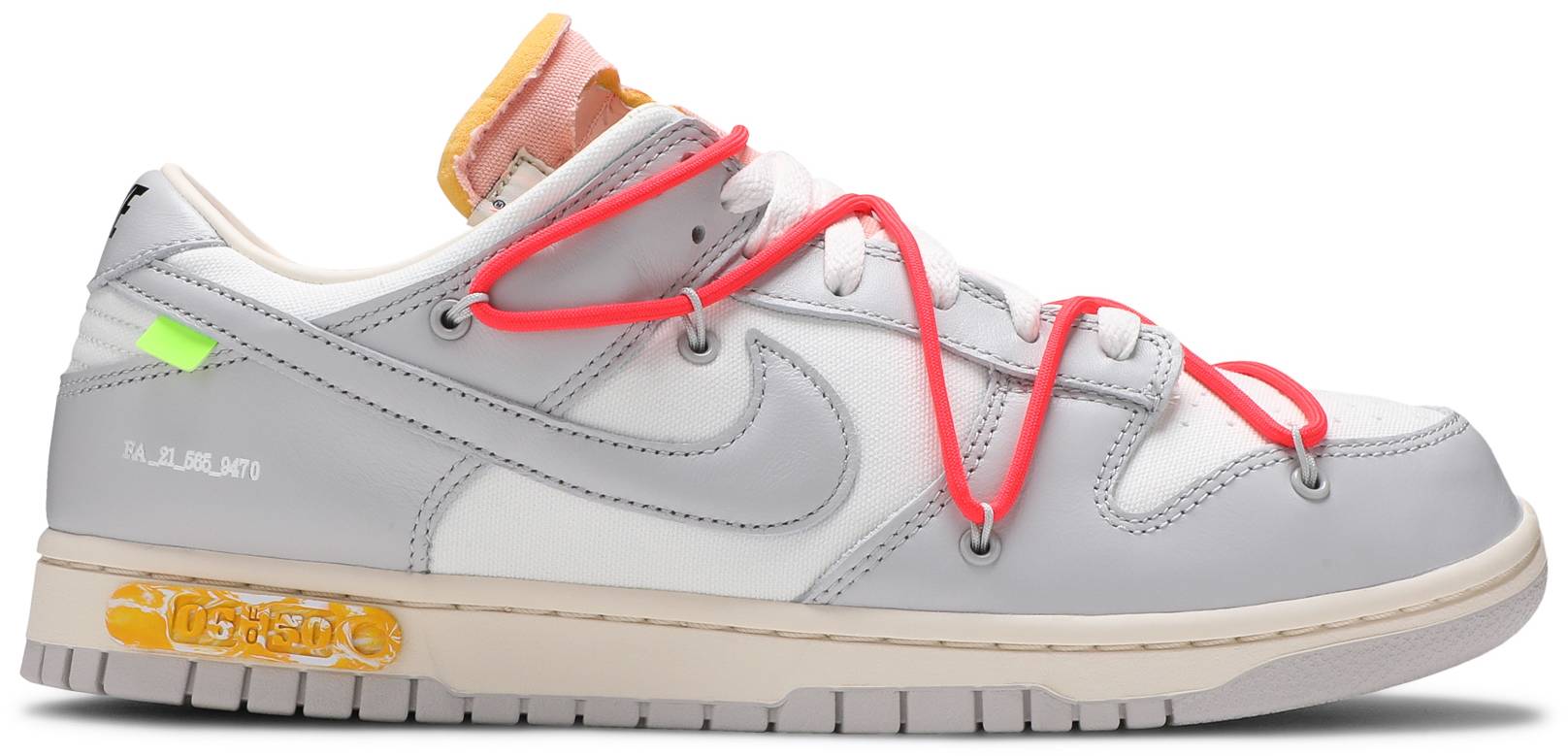 Tenis Nike Dunk Low Off White Lot 6