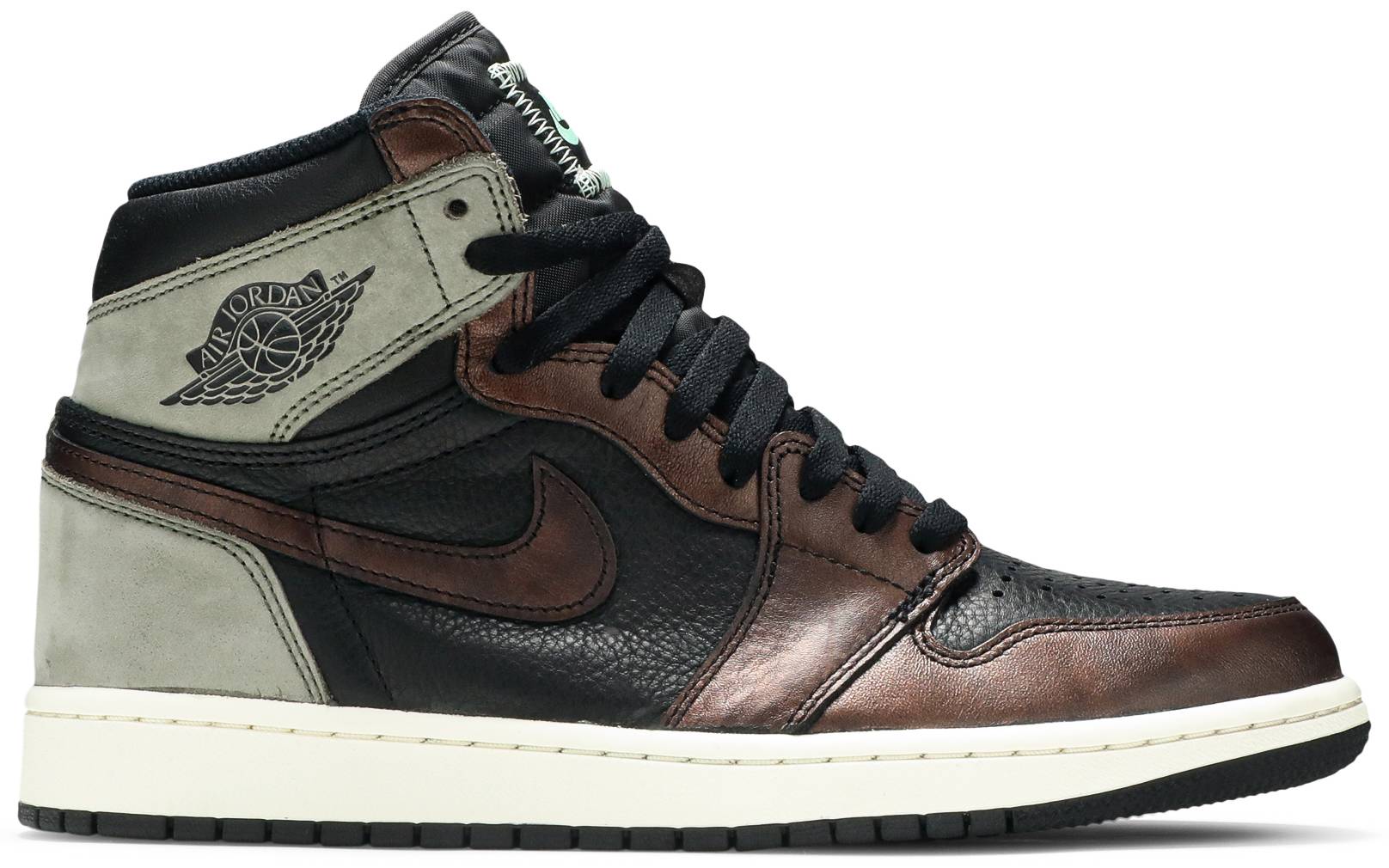 Tenis Air Jordan 1 High Light Army Rust Shadow Patina