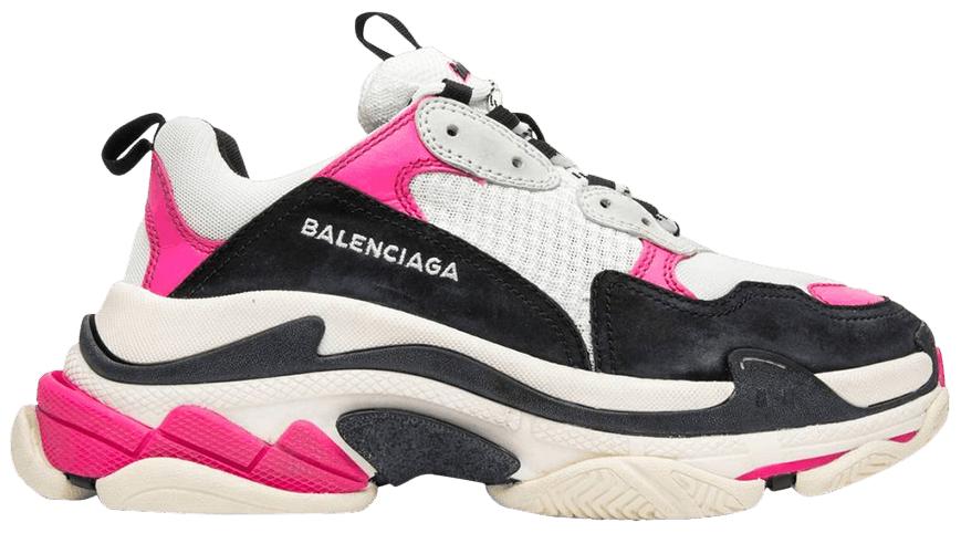 Tenis Balenciaga Triple S Neon Pink